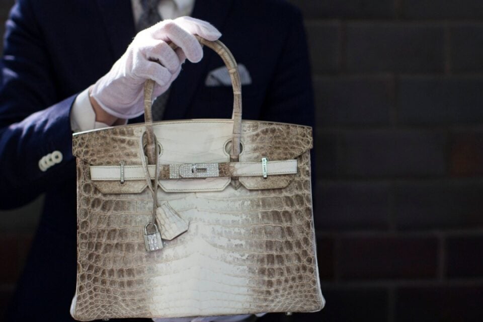 HERMÈS DIAMOND BIRKIN BAG BRINGS $185,000 AT AUCTION