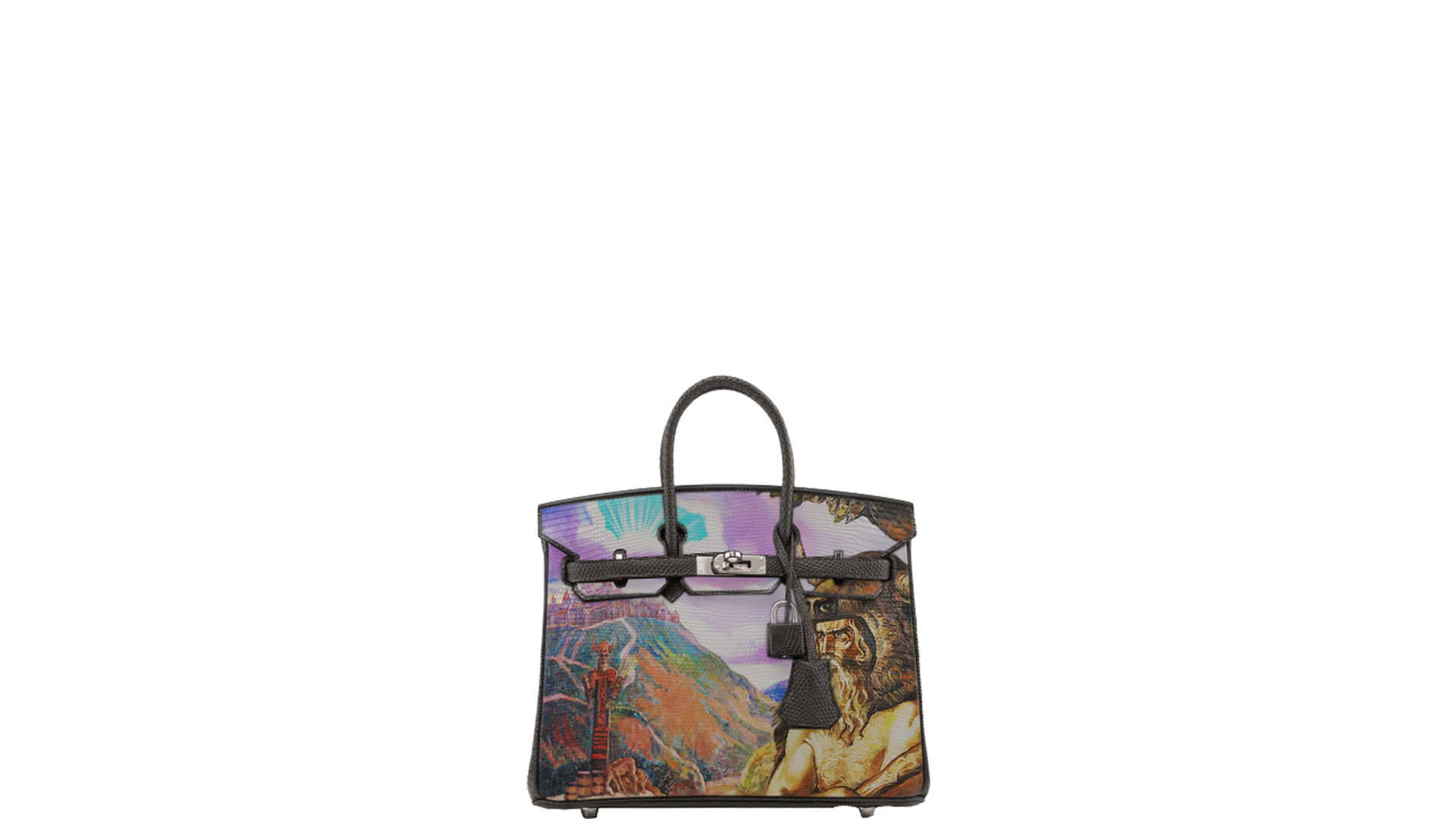 Hand painted Hermès Birkin Bag Jean Dubuffet Propitious Moment, by  ARTBURO.ART VLOG.GALLERY