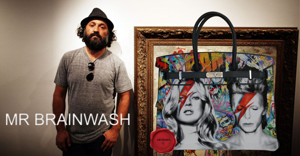 ARTBURO & HERMÈS SS18 : HAND PAINTED BIRKIN BAG & MR BRAINWASH. EXCEPTIONAL PIECE.