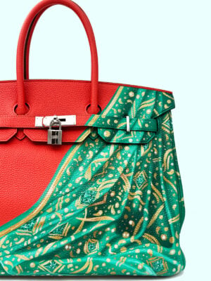 Hermès Birkin 35cm | “Saree & Ashoka Chakra” Togo Leather with Pallaidium Hardware