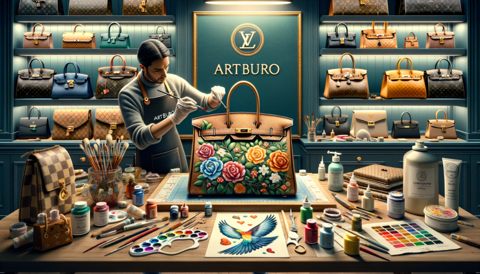 Custom Hermes Bag with ARTBURO