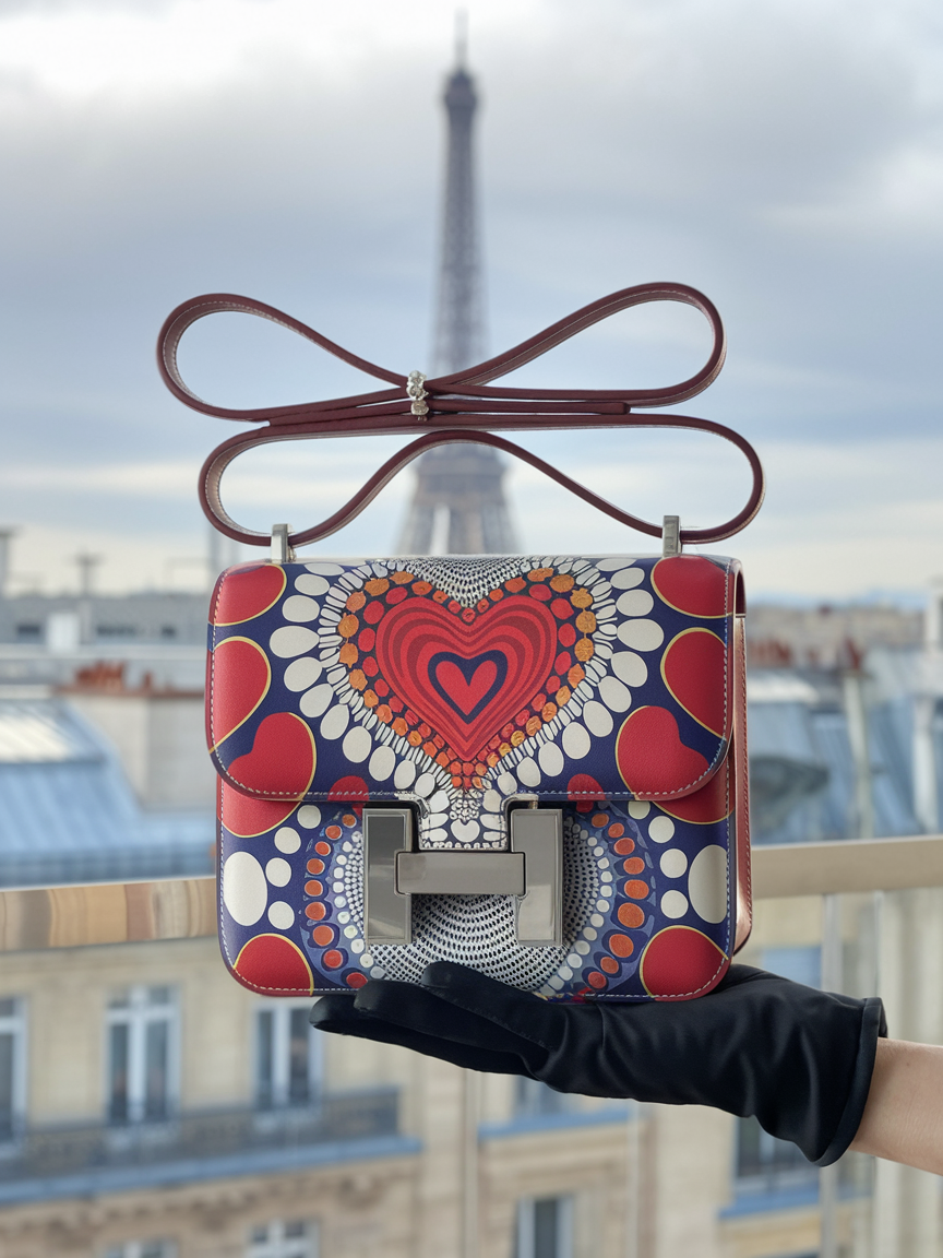 ARTBURO Custom HERMES Constance bag- St Valentines Day Collection 