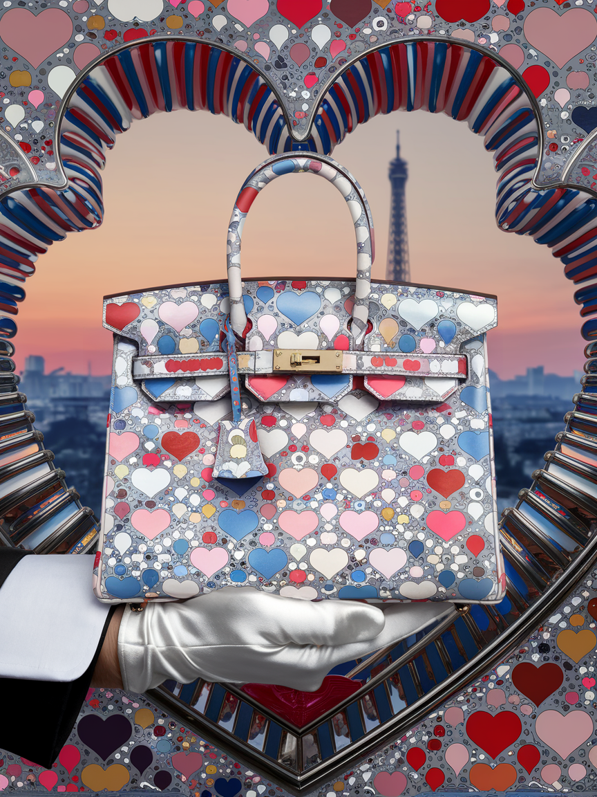 ARTBURO Custom HERMES Birkin- St Valentines Day Collection 