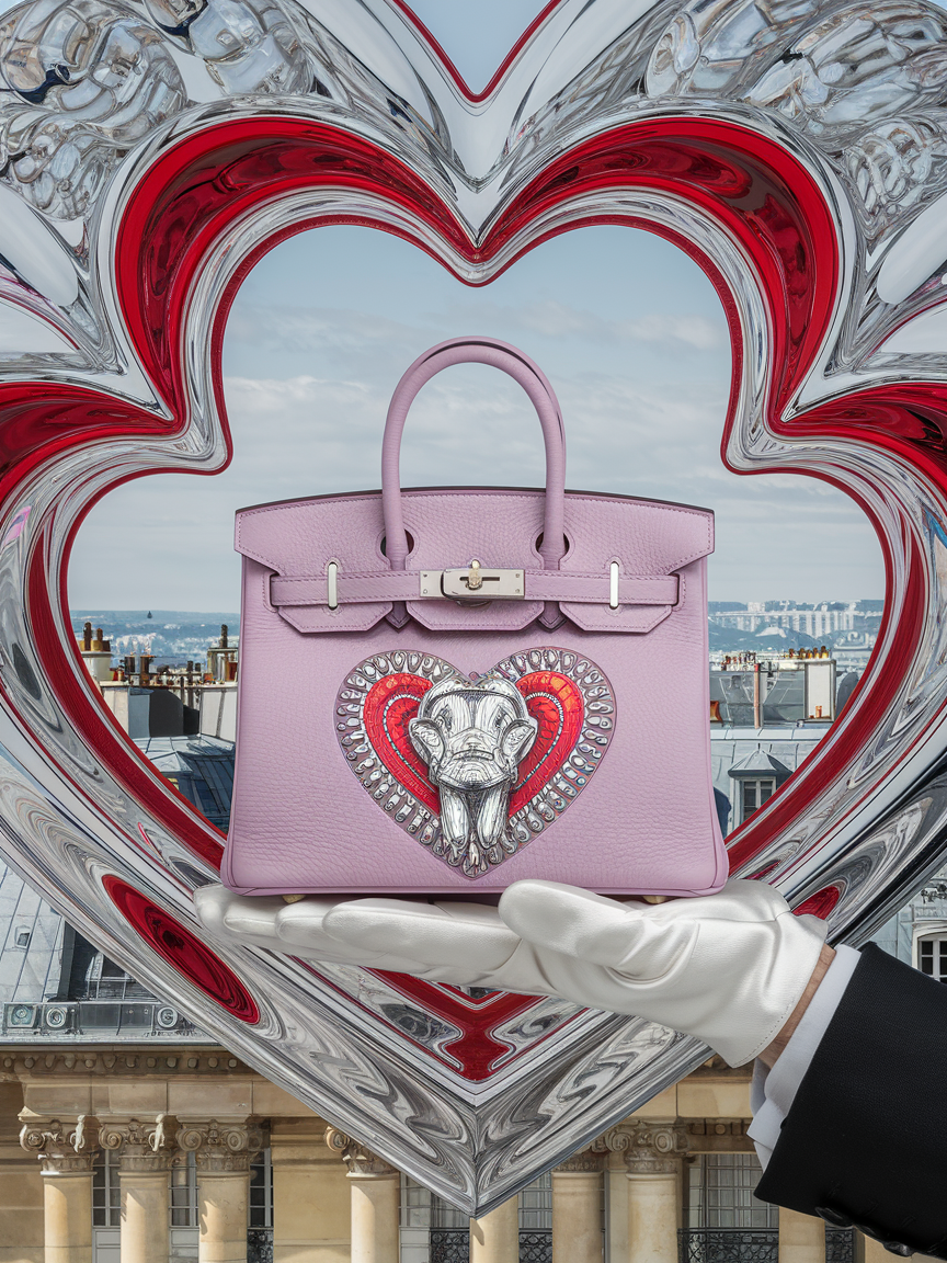 ARTBURO Custom HERMES Birkin - St Valentines Day Collection 