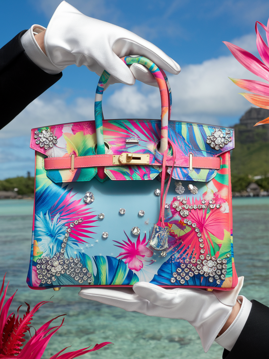  Custom Hermes “Tropical Vibes” Collection 2025: A Tribute to Paradise by ARTBURO