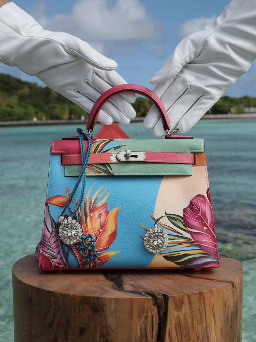  Custom Hermes “Tropical Vibes” Collection 2025: A Tribute to Paradise by ARTBURO