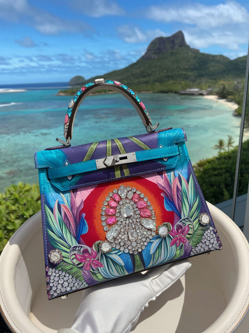  Custom Hermes “Tropical Vibes” Collection 2025: A Tribute to Paradise by ARTBURO