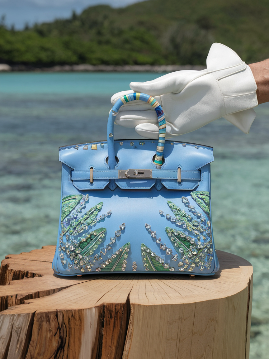  Custom Hermes “Tropical Vibes” Collection 2025: A Tribute to Paradise by ARTBURO