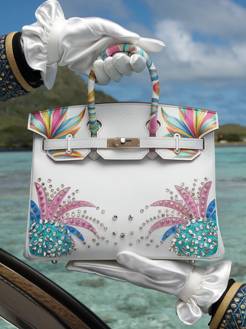  Custom Hermes “Tropical Vibes” Collection 2025: A Tribute to Paradise by ARTBURO