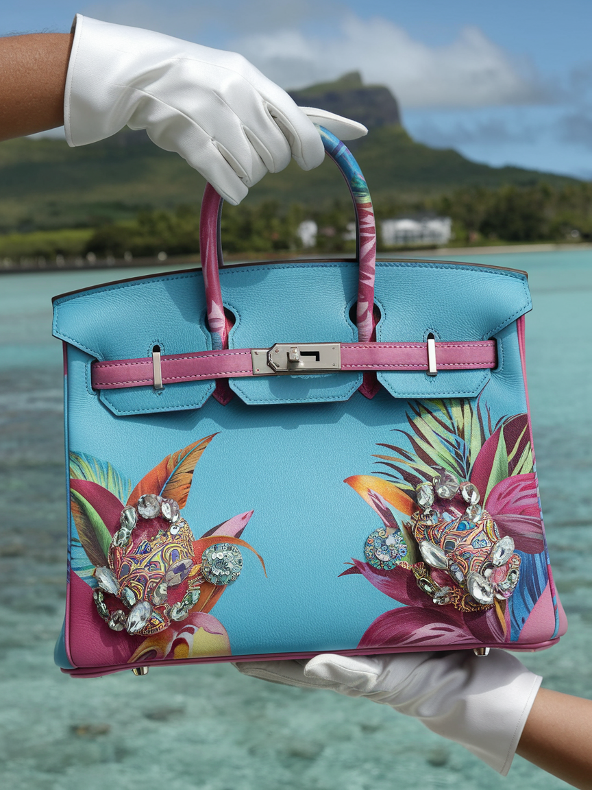  Custom Hermes “Tropical Vibes” Collection 2025: A Tribute to Paradise by ARTBURO