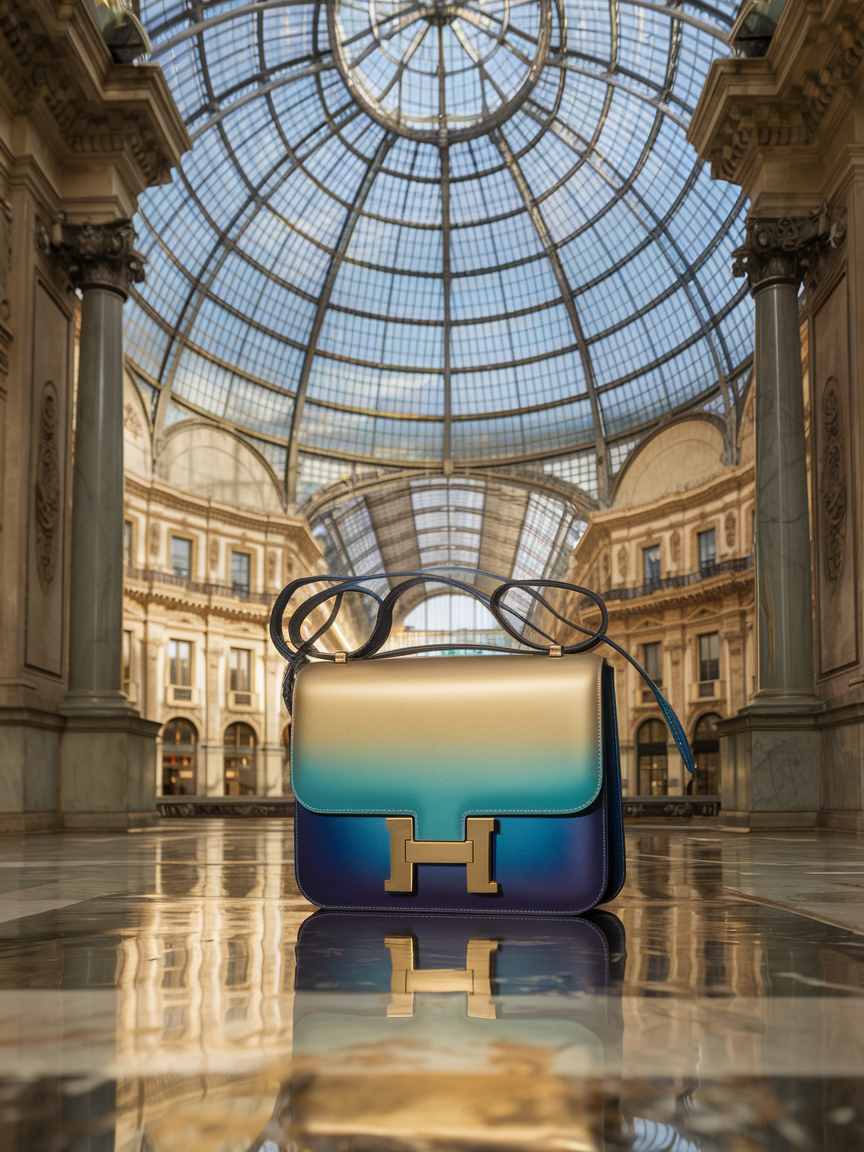 Customized Hermès Constance Bag “Milano Eleganza” Collection by ARTBURO Personalization, 2025