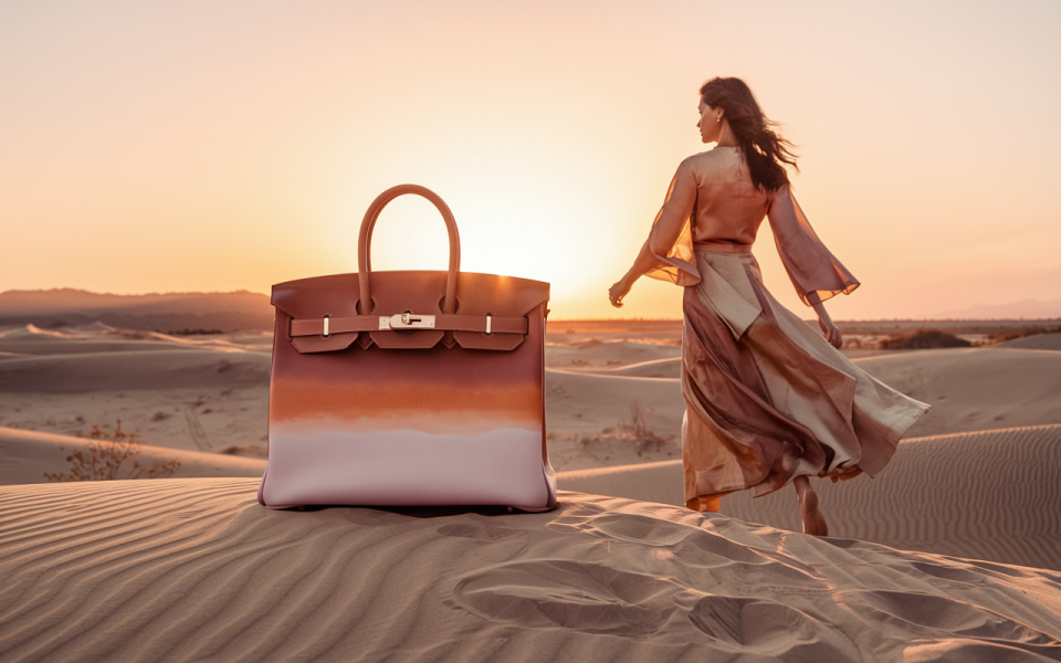 ARTBURO Personalisation: The “Ombré” Hermès Bags Collection – A Masterpiece in Motion