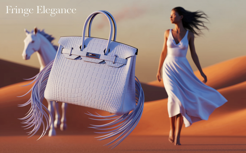 ARTBURO Personalization - Custom HERMES Birkin "Fringe Elegance" Collection 2025