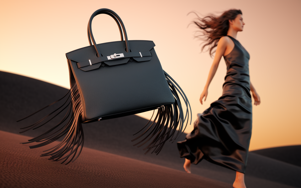 ARTBURO Personalization - Custom HERMES Birkin Bag "Fringe Elegance" Collection 2025