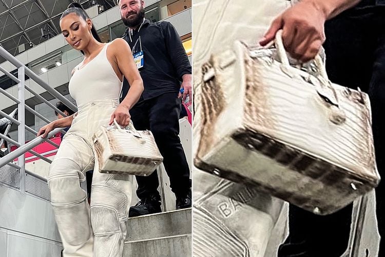 ARTBURO - HERMES Diamond Himalaya Niloticus crocodile Birkin 30 with 18k white gold and diamond hardware - KIM KARDASHIAN Private Collection
