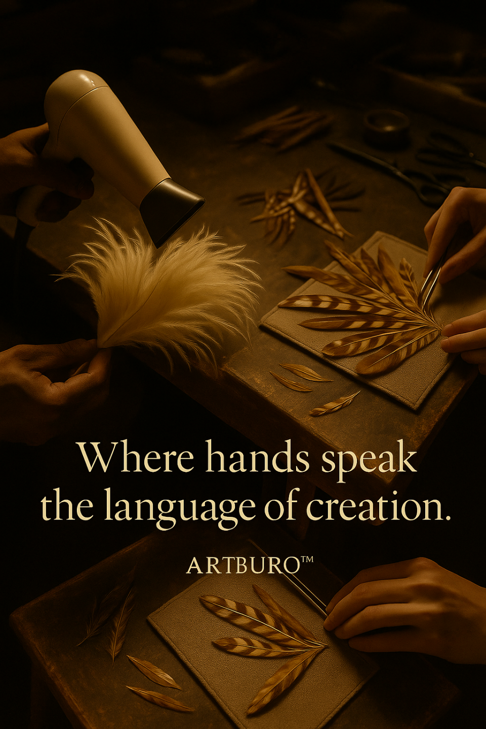 ARTBURO™ Haute Couture Feathers — Exclusively for Hermès Bags