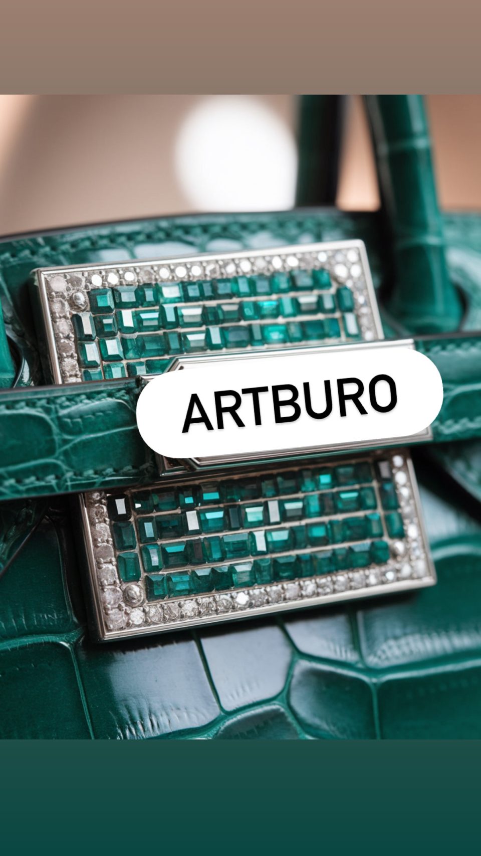 ARTBURO HERMES High Jewellery Bag Diamond Hardware / DUBAI / Only for Collectors / 2025-2026 
